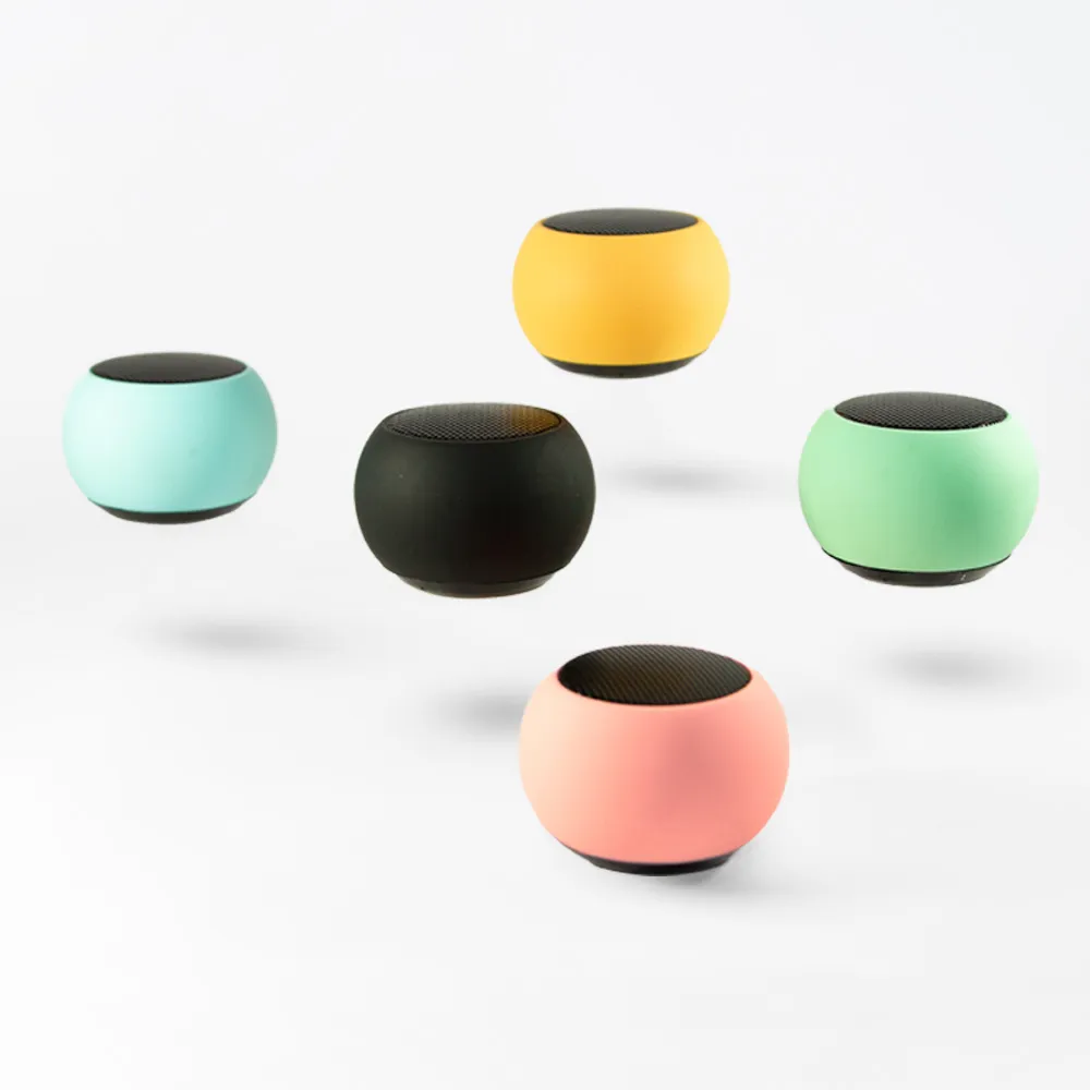 Mini bocinas portátiles personalizables como artículos promocionales tecnológicos para regalar en eventos corporativos.