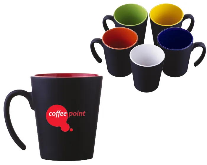 Conjunto de tazas listas para diseños personalizados mediante serigrafía, manteniendo colores vivos y durabilidad.