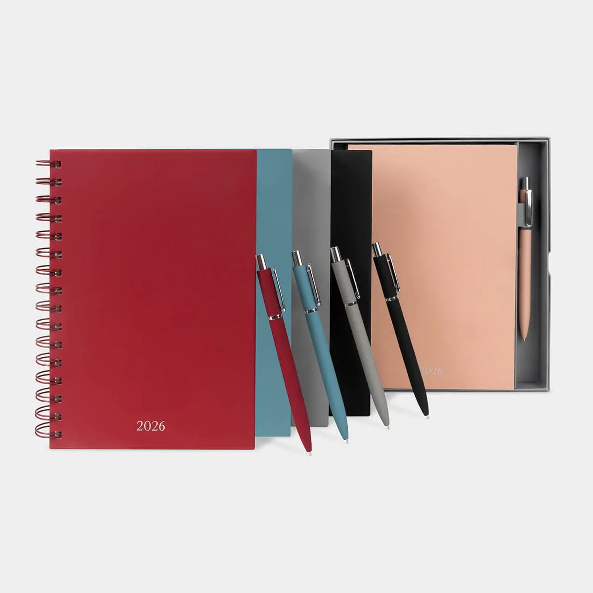 Agendas personalizables como artículos promocionales, ideales para empresas, con logotipo y diseños exclusivos para regalar a clientes y colaboradores.