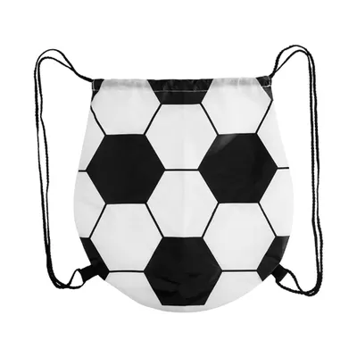 Morral ligero con diseño de balón de fútbol, ideal para artículos promocionales mundial 2026.