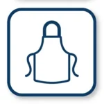 servicio de bordado en mandiles permite personalizar uniformes de cocina con logotipos resistentes ideales para negocios gastronómicos.