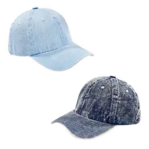 Gorras personalizadas de mezclilla con acabados atractivos para empresas que desean accesorios promocionales diferentes y representativos.